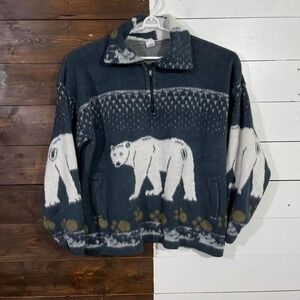 Vintage Polar Bear Full‎ Zip Jacket
